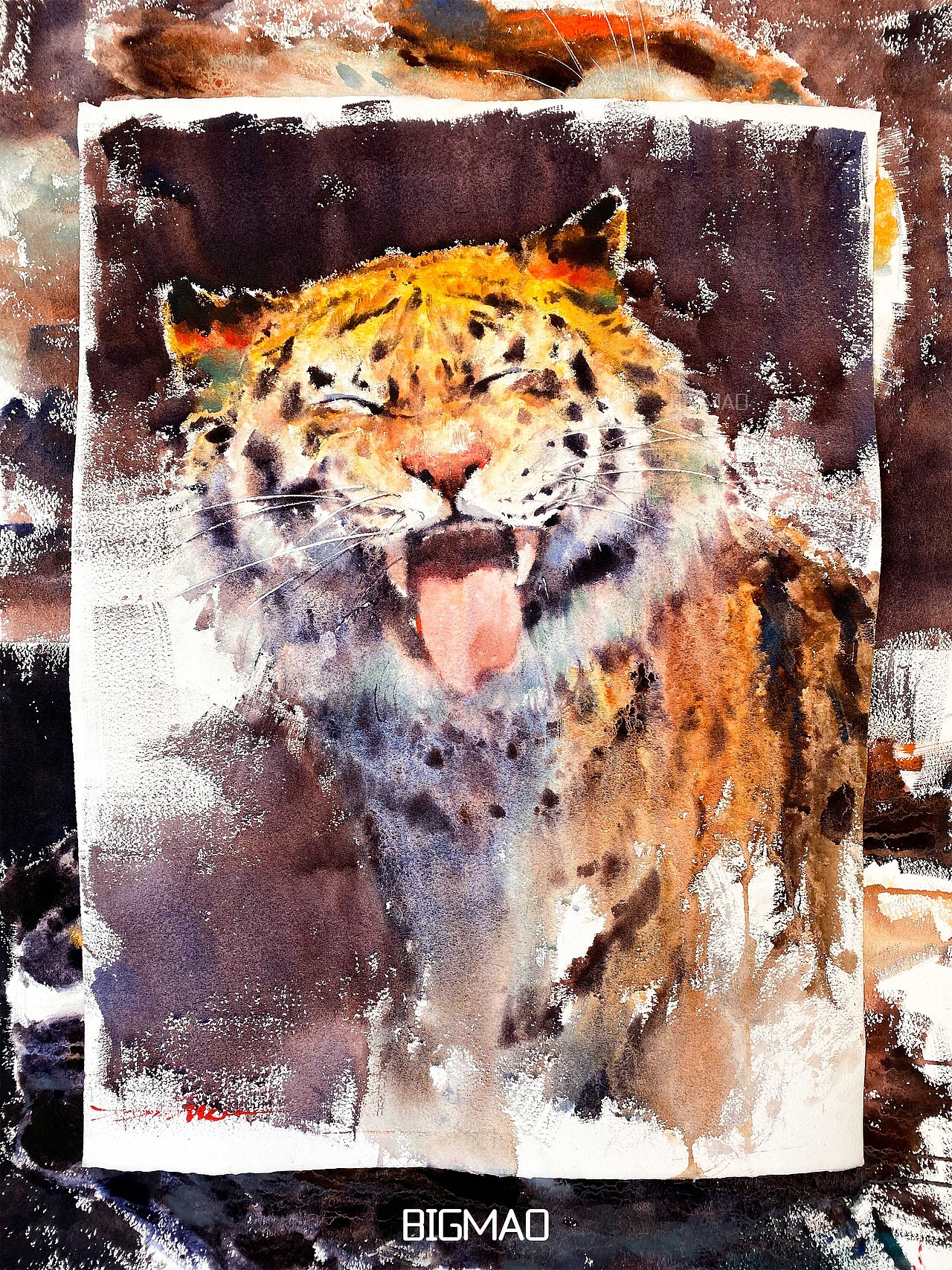 大猫水彩-十二生肖（2022）（图ZMjg1MjM1NjE2） - 绘画 - 站酷设计师大猫爱看鱼原创素材 - 站酷ZCOOL