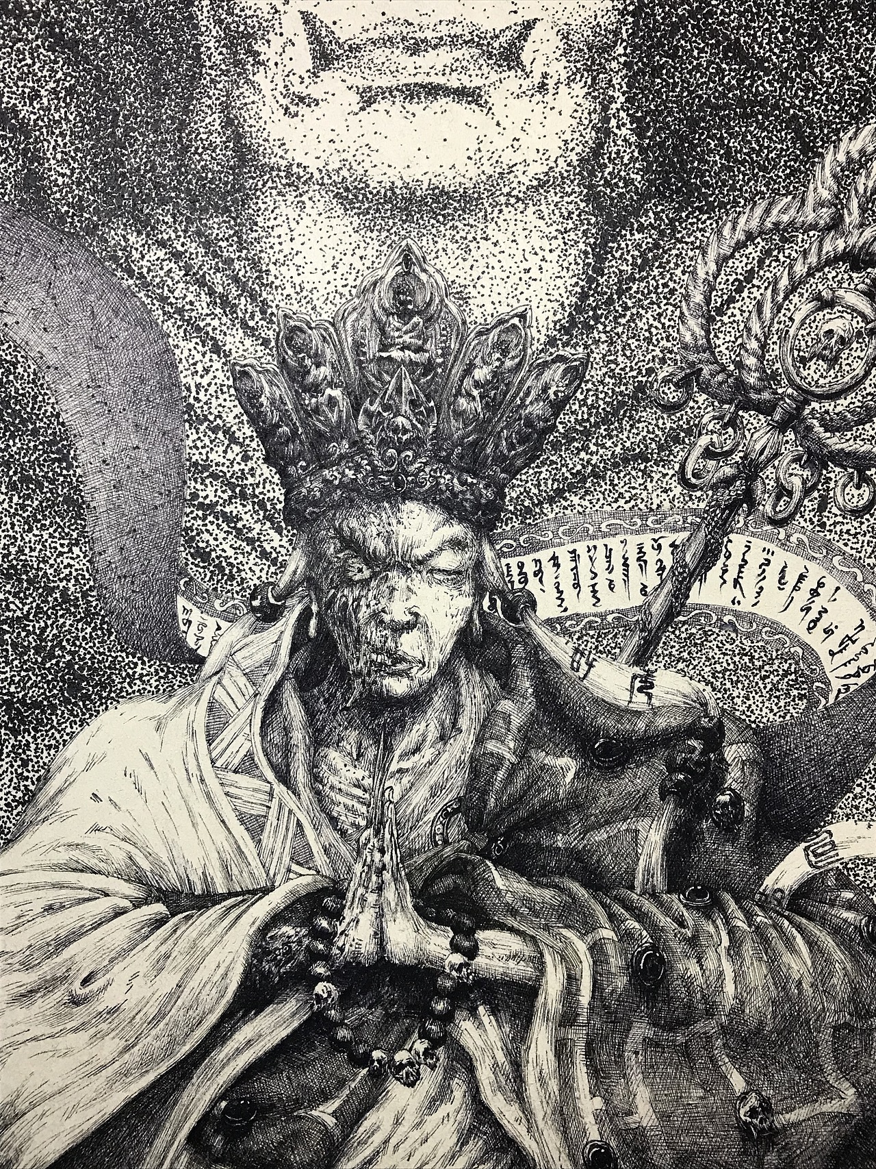 唐三藏 暗黑插画