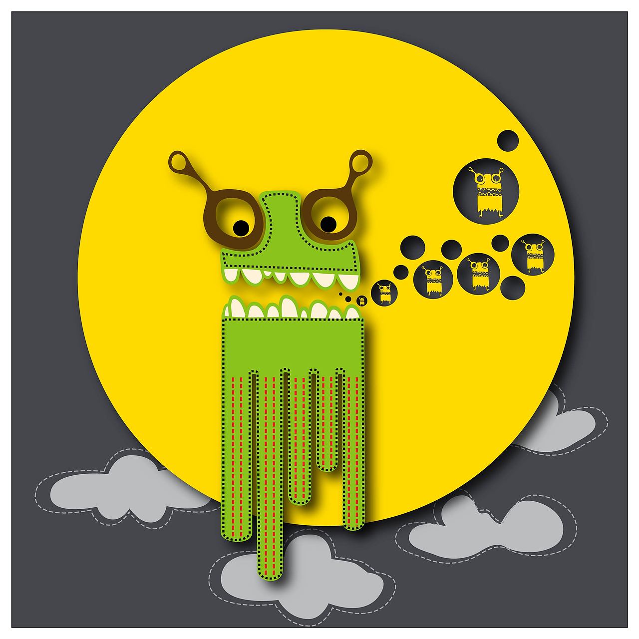 創(chuàng)意卡通（圖ZNzQ4Nzc0Njg=） - 新銳潮流插畫 - 站酷設(shè)計(jì)師wpg754468298原創(chuàng)素材 - 站酷ZCOOL