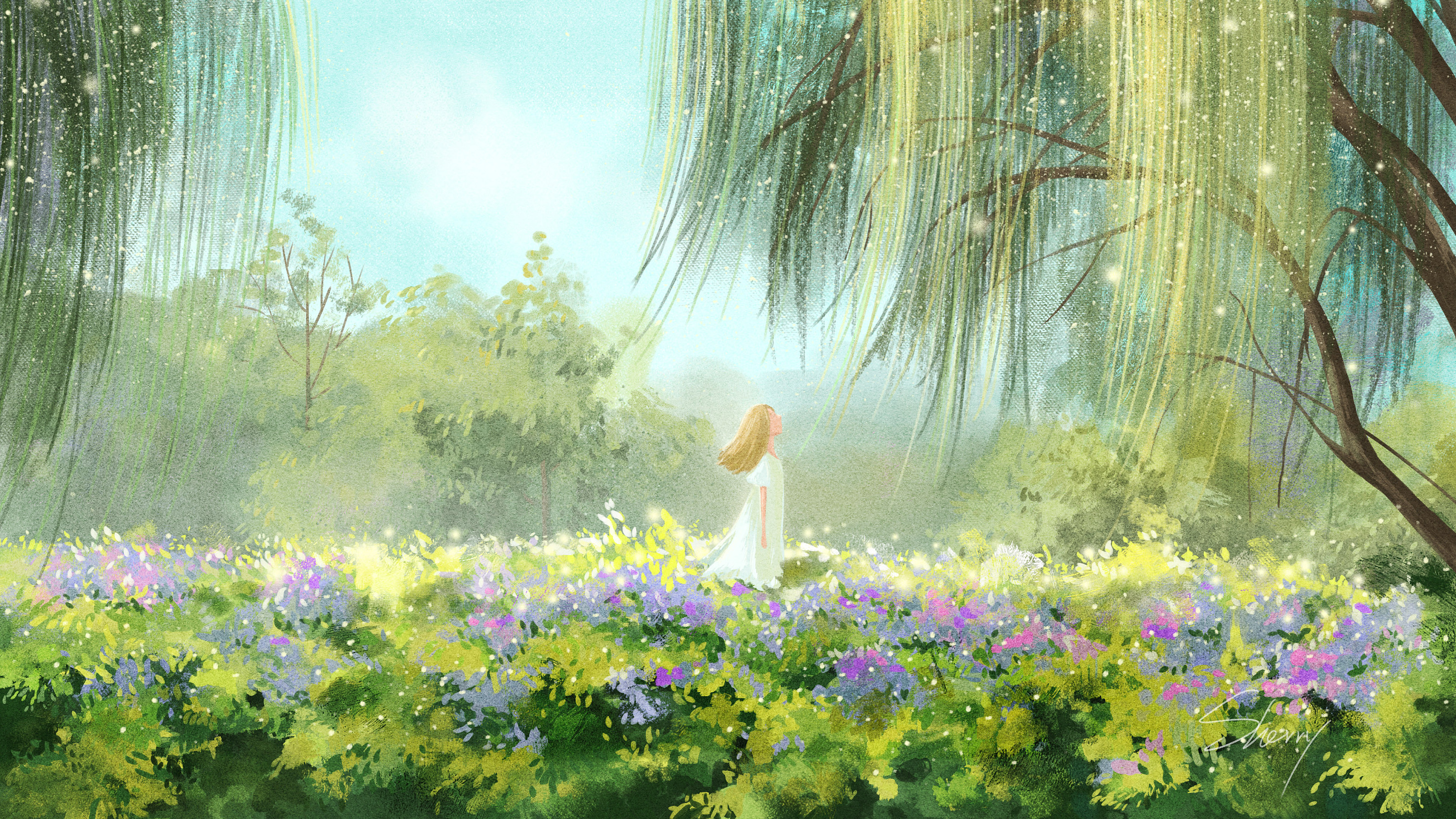 春天的花是冬天的梦|插画|创作习作|sherry白日梦 - 原创作品 - 站酷