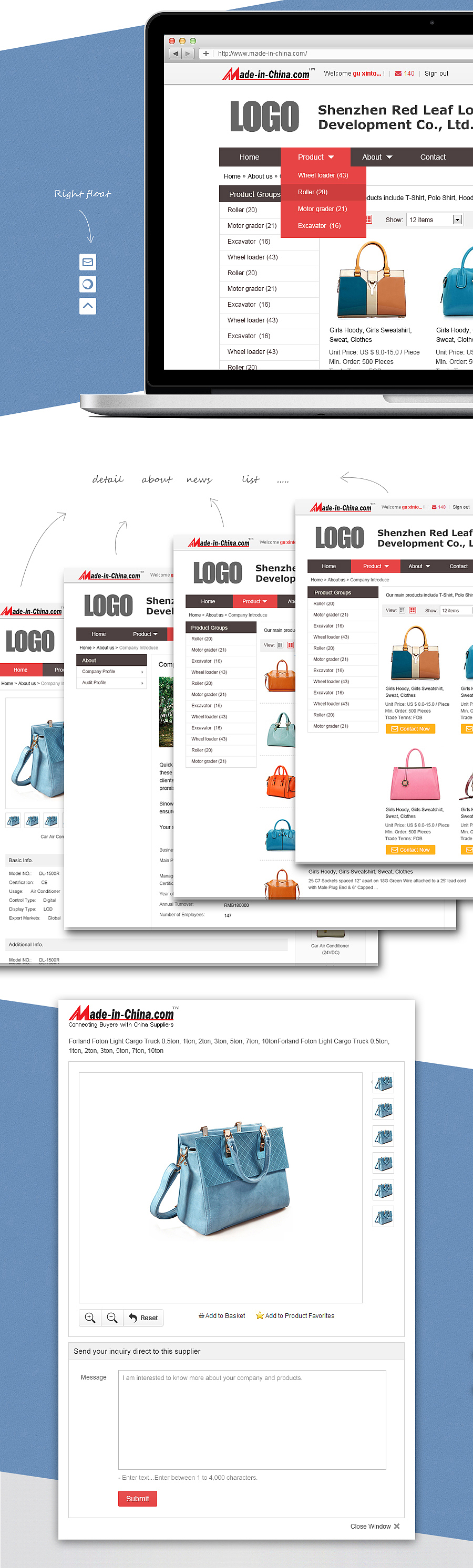 Showroom Redesign（展示厅改版设计）（图ZMTI5MTAxMDg=） - 门户网站 - 站酷设计师jeedoo原创素材 - 站酷ZCOOL