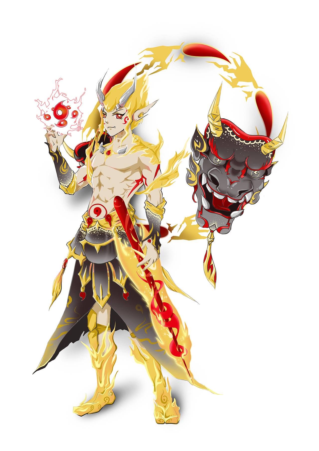 大岳丸-烈玉麓巅（图ZMTg3NDQyMzcy） - 商业插画 - 站酷设计师WeihanRong原创素材 - 站酷ZCOOL