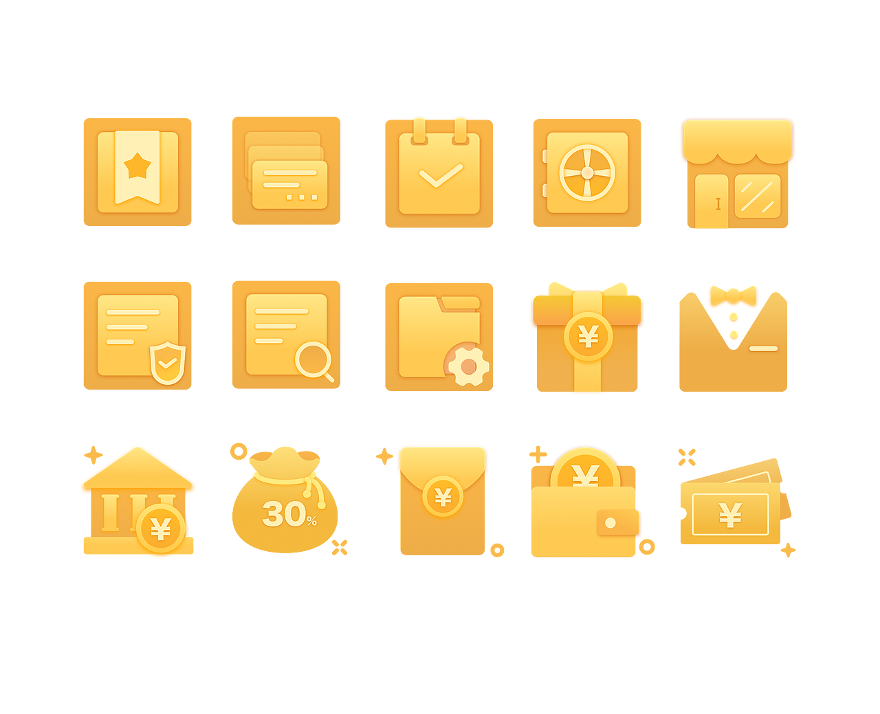 金融icon练习（图ZMTM1NjY2MDk2） - 图标 - 站酷设计师c_cicada原创素材 - 站酷ZCOOL