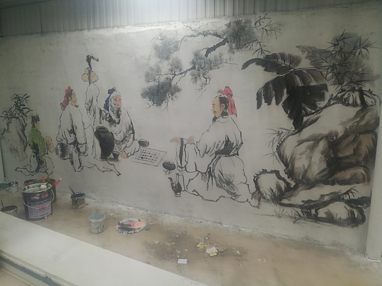 臨沂手繪光頭墻（圖ZMTYxNjM4NTk2） - 新銳潮流插畫(huà) - 站酷設(shè)計(jì)師臨沂手繪原創(chuàng)素材 - 站酷ZCOOL