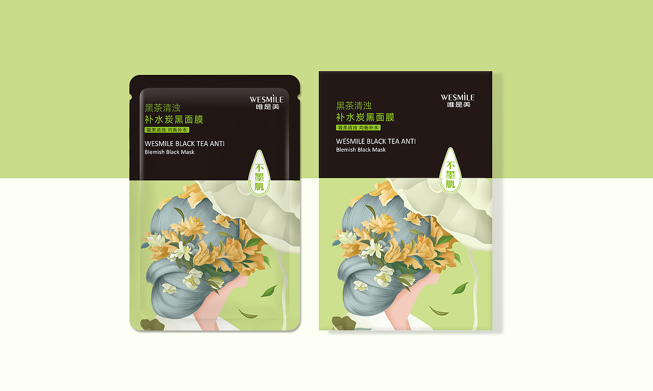 花开时刻，年少时分|绘淡雅意境（图ZMTM2ODg0Mzk2） - 包装 - 站酷设计师映颜设计一绘美色原创素材 - 站酷ZCOOL