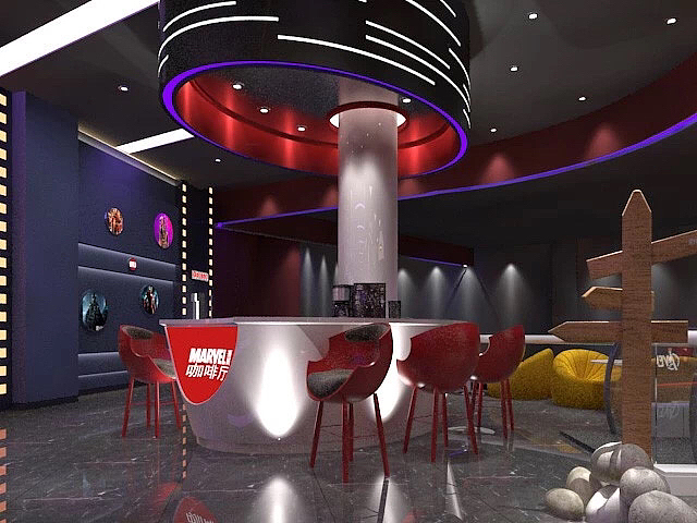 纯典设计案例 《主题影院》空间设计（图ZMzY3Mjg2MDU2） - 商业空间设计 - 站酷设计师纯典设计原创素材 - 站酷ZCOOL