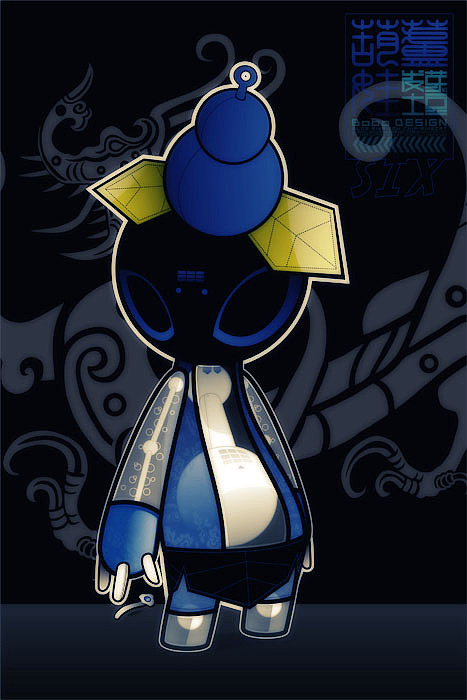 老六-我最喜欢的葫芦娃。眼觉很绅士低调的一个。眼睛最不邪恶的了。