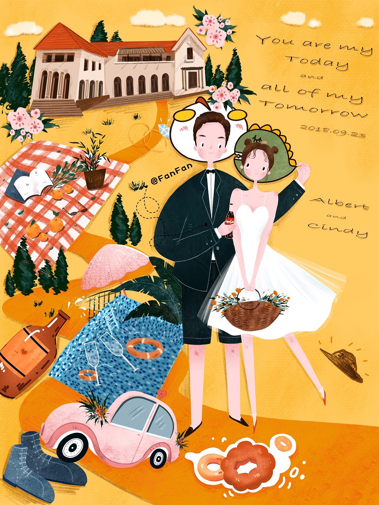 恋爱地图（图ZMTQwNjc1MjQ4） - 商业插画 - 站酷设计师Shirley范范原创素材 - 站酷ZCOOL