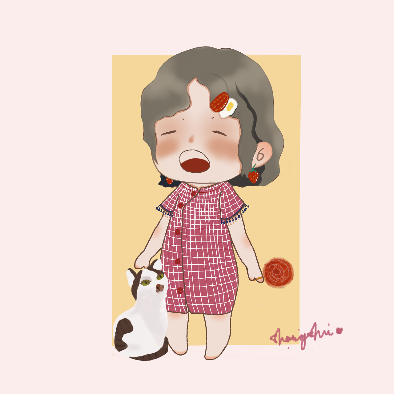 卡通人物旗袍秀