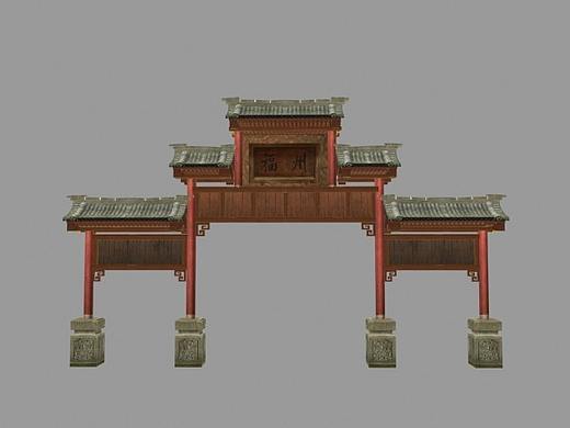 古风牌坊（个人主页-ZNDU5NjA2Njg=） - 场景 - 站酷设计师Z69953267原创素材 - 站酷ZCOOL