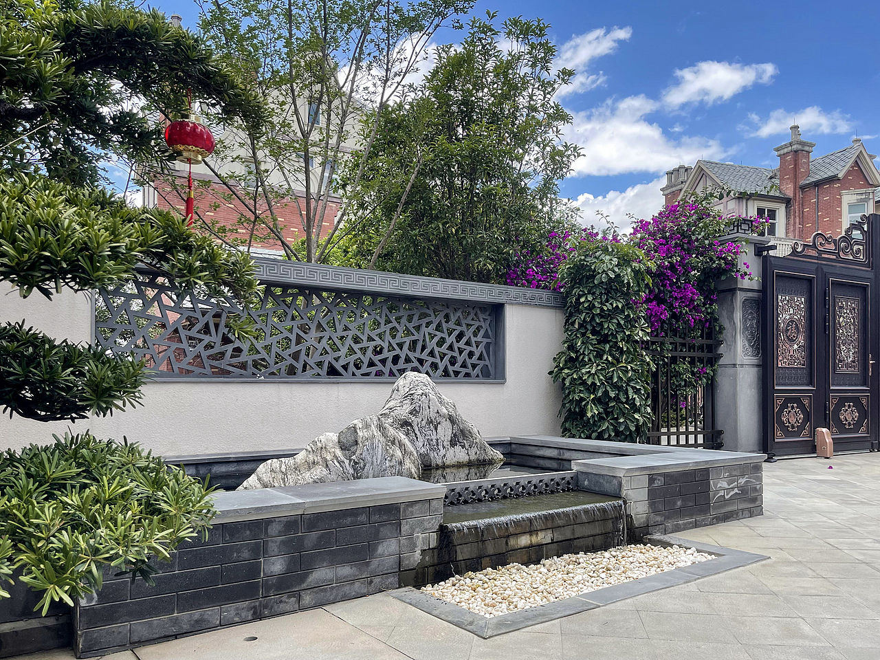 高黎贡中式庭院景观