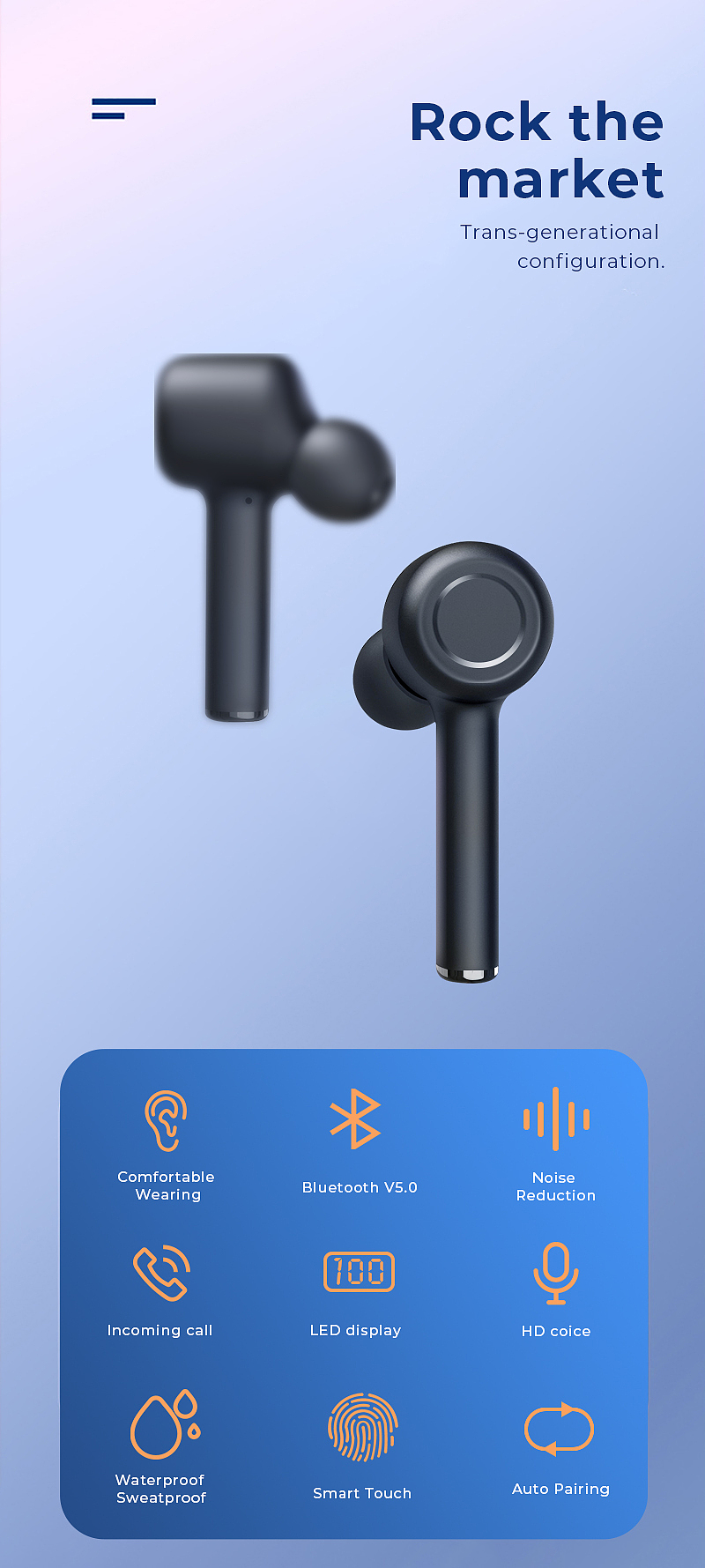 无线蓝牙耳机（图ZMjQ3MDE0MTg0） - 宣传物料 - 站酷设计师事事橙原创素材 - 站酷ZCOOL