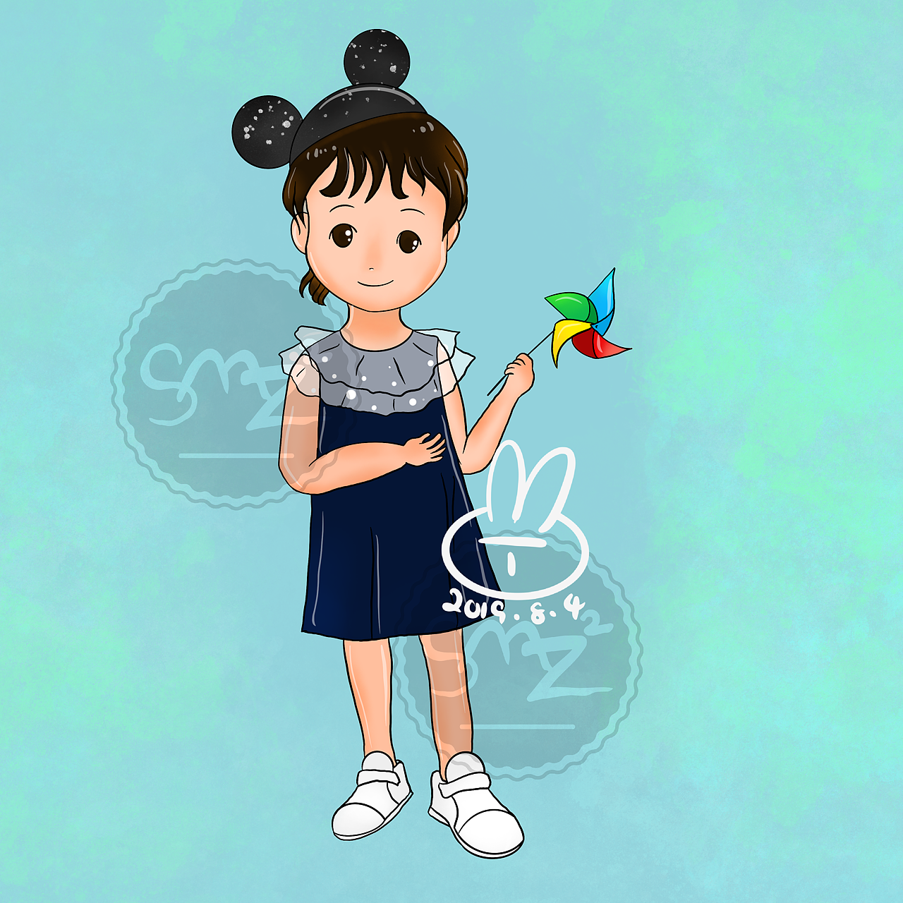 我把你画成花（图ZMTcwMzMzNjg0） - 商业插画 - 站酷设计师梅姐画个画原创素材 - 站酷ZCOOL