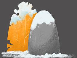 插画练习——雪景