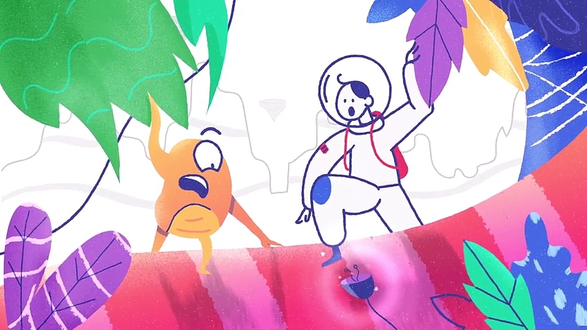 必看的手绘插画风MG动画！