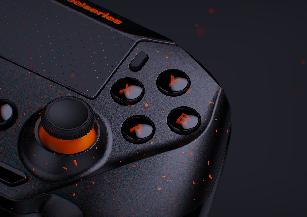 steelserise 赛睿模块化游戏手柄|工业/产品|电子产品|几维设计_原创