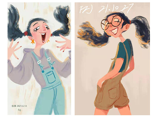 米雷画册临摹（个人主页-ZNTcyMjE5NzY=） - 创作习作 - 站酷设计师powerda原创素材 - 站酷ZCOOL