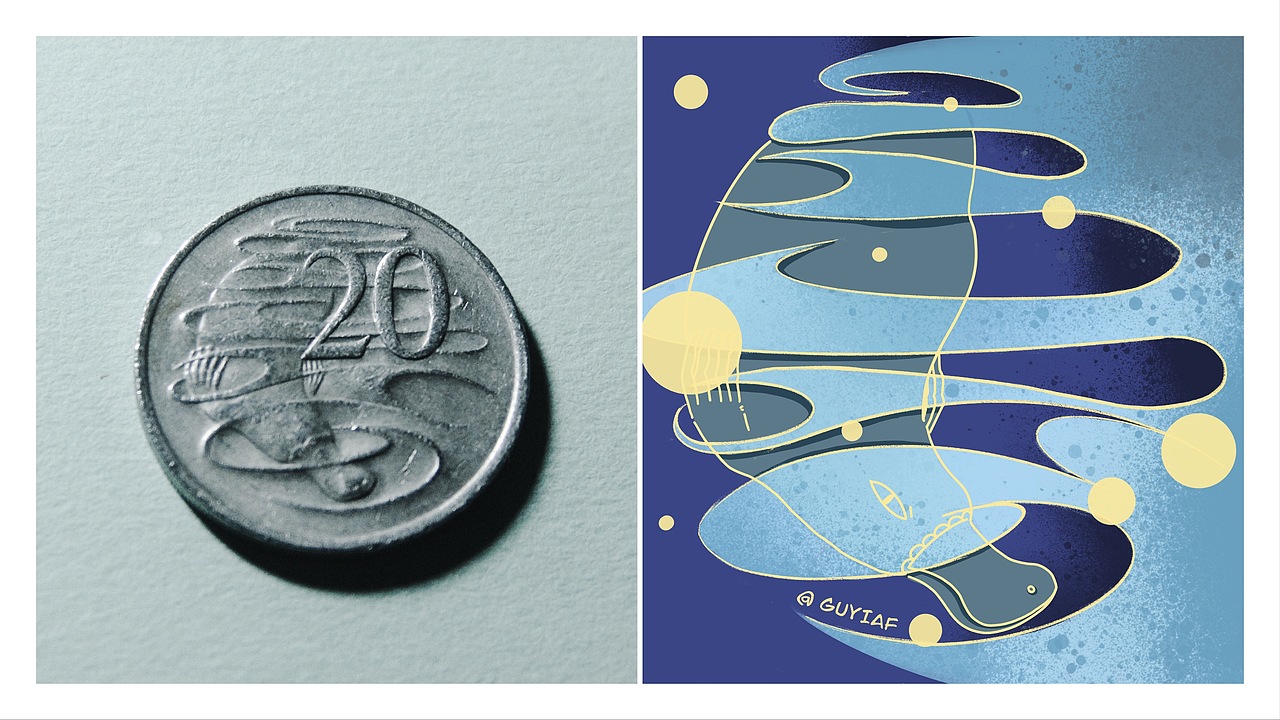 硬币绘画作品合集