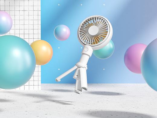 c4d & OC 小风扇产品视频