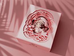 谢馥春鸭蛋粉外包装设计