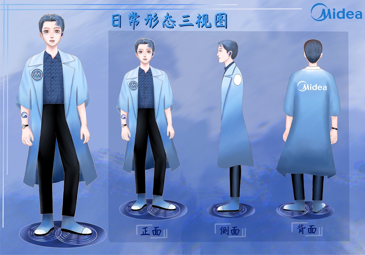 美的M博IP形象设计创作（图ZMjM2NDMzMTA4） - IP形象 - 站酷设计师玖湾月原创素材 - 站酷ZCOOL