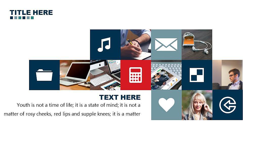 【深蓝青年】质感大气年终图文排版总结提报模板