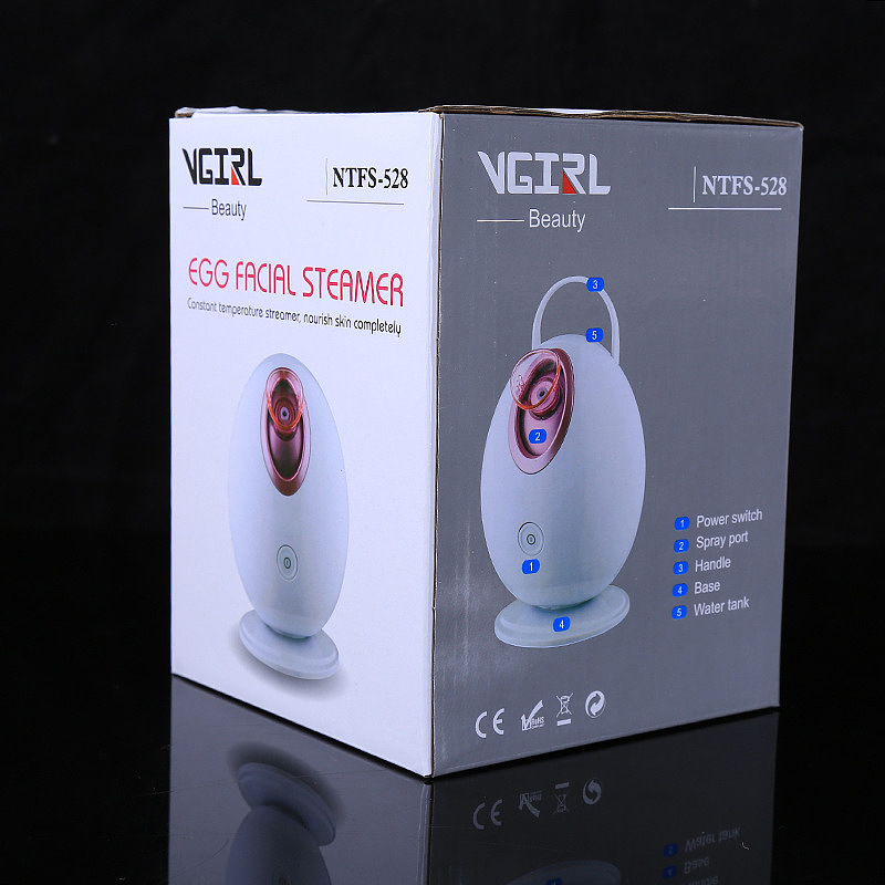 新款小巨蛋家用补水喷雾仪脸部加湿器热喷美容仪蒸脸器