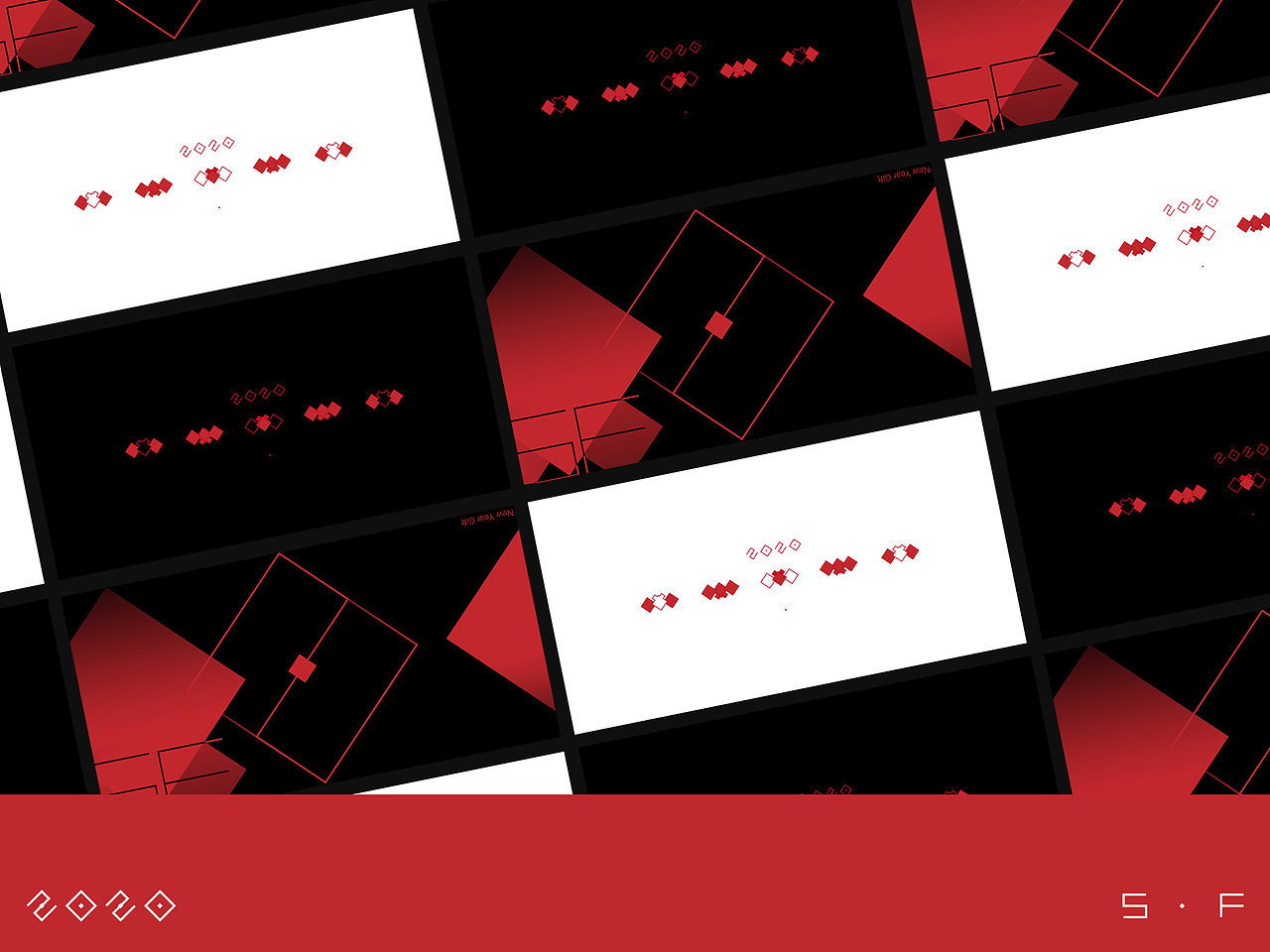 2020 New Year Gift —— 5 F（图ZMTkzNDI4MDM2） - 图案 - 站酷设计师Royal_Uranus原创素材 - 站酷ZCOOL