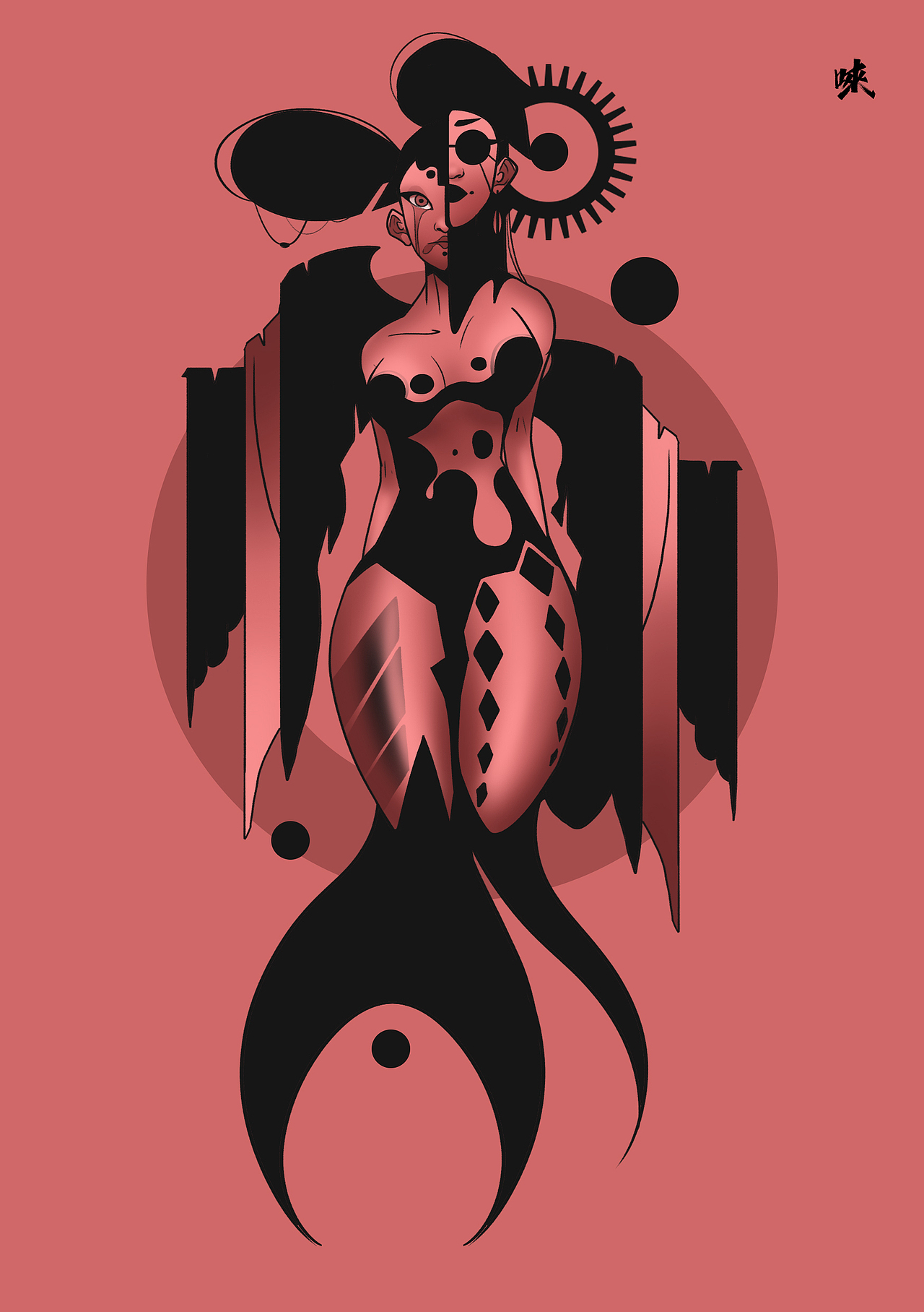 柴霖霖插画作品-九火宫系列-永巷女巢