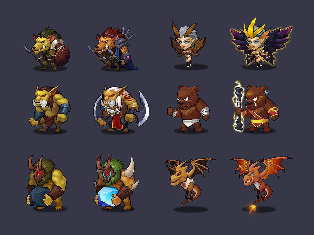 角色设计-q版怪物(进阶)