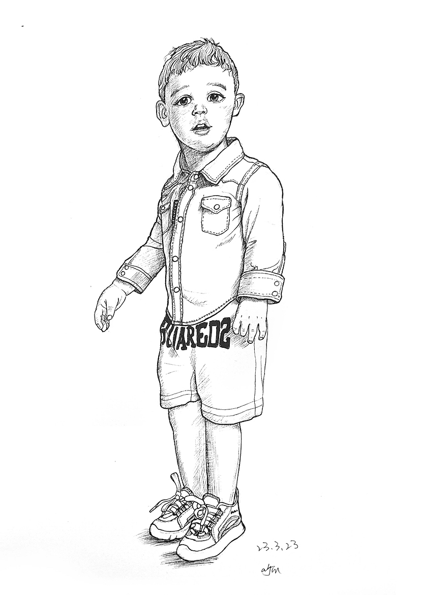 针管笔线性速写（图ZMzM3NDQxNjU2） - 绘画 - 站酷设计师COCO2908原创素材 - 站酷ZCOOL