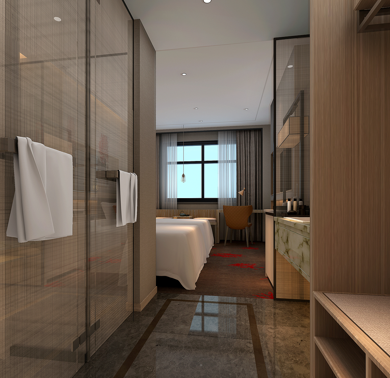 长沙精品酒店设计-岳麓区水晶轩精品酒店设计