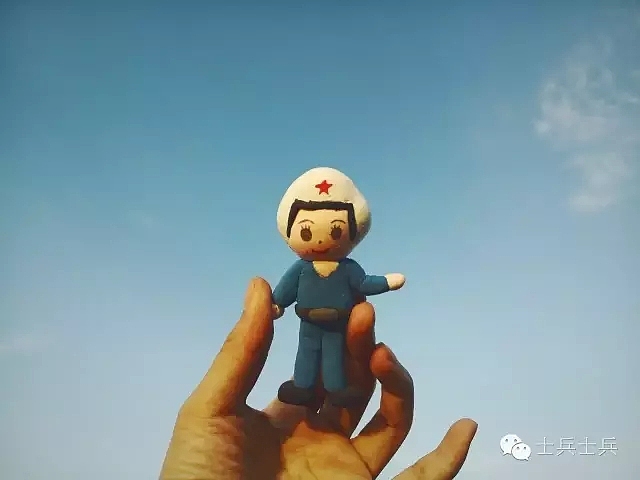 黏土小兵一组萌萌哒兵哥哥