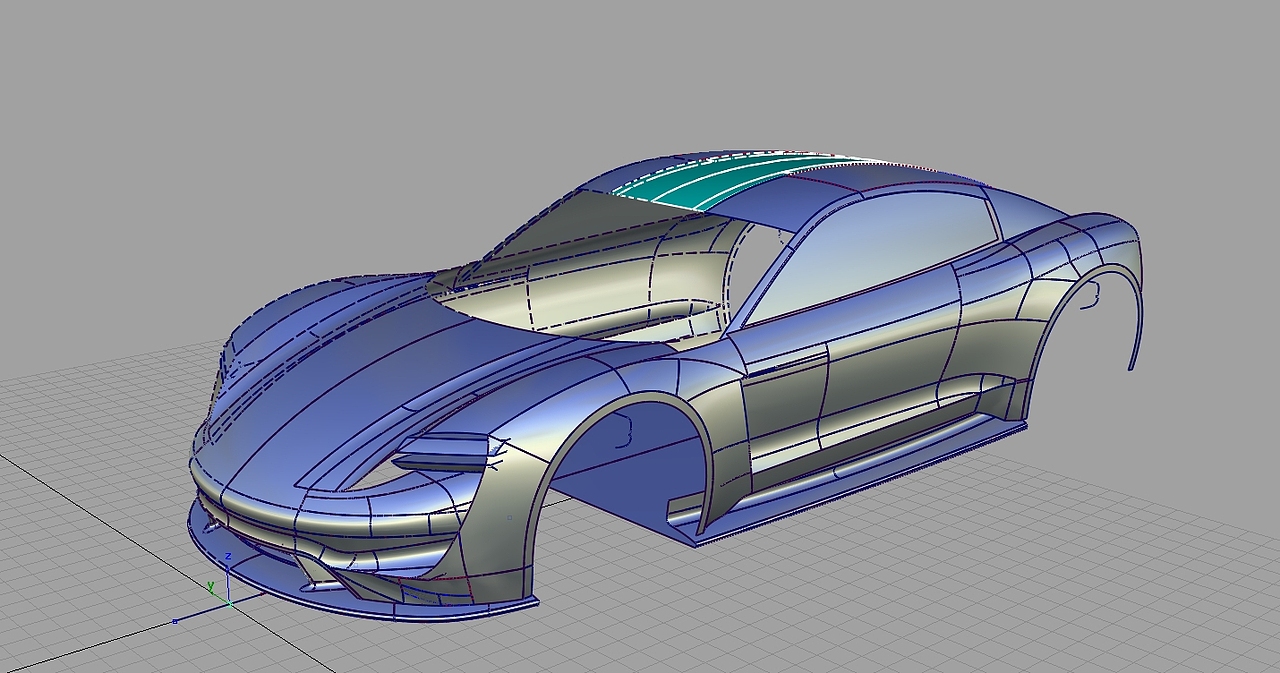 Porsche-Mission-E纯效果图Alias建模教程（图ZOTM3OTYxNzY=） - 机械/交通 - 站酷设计师Adleyou原创素材 - 站酷ZCOOL