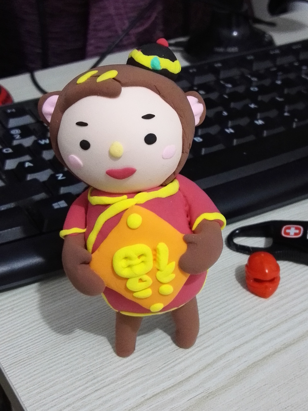 猴年大吉大利，猴娃娃来拜年啦！（图ZNDAyODQ5ODg=） - 其他手工艺 - 站酷设计师hongse_123原创素材 - 站酷ZCOOL