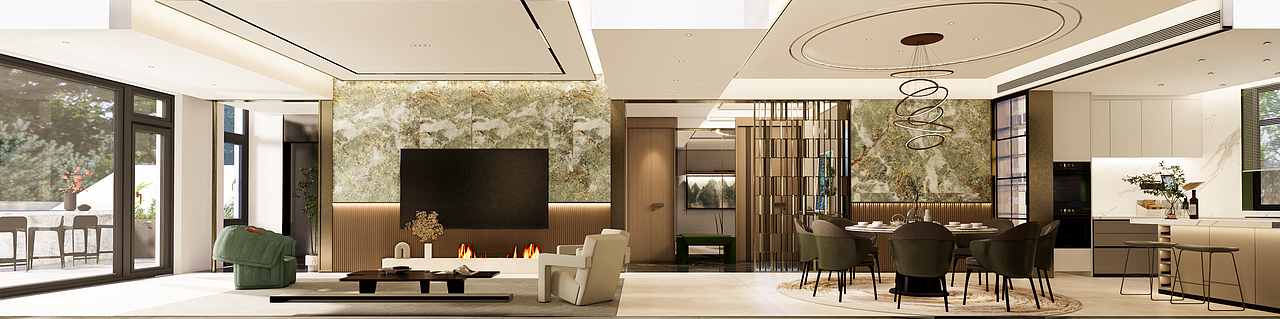 在比例上进行严格考究的分割