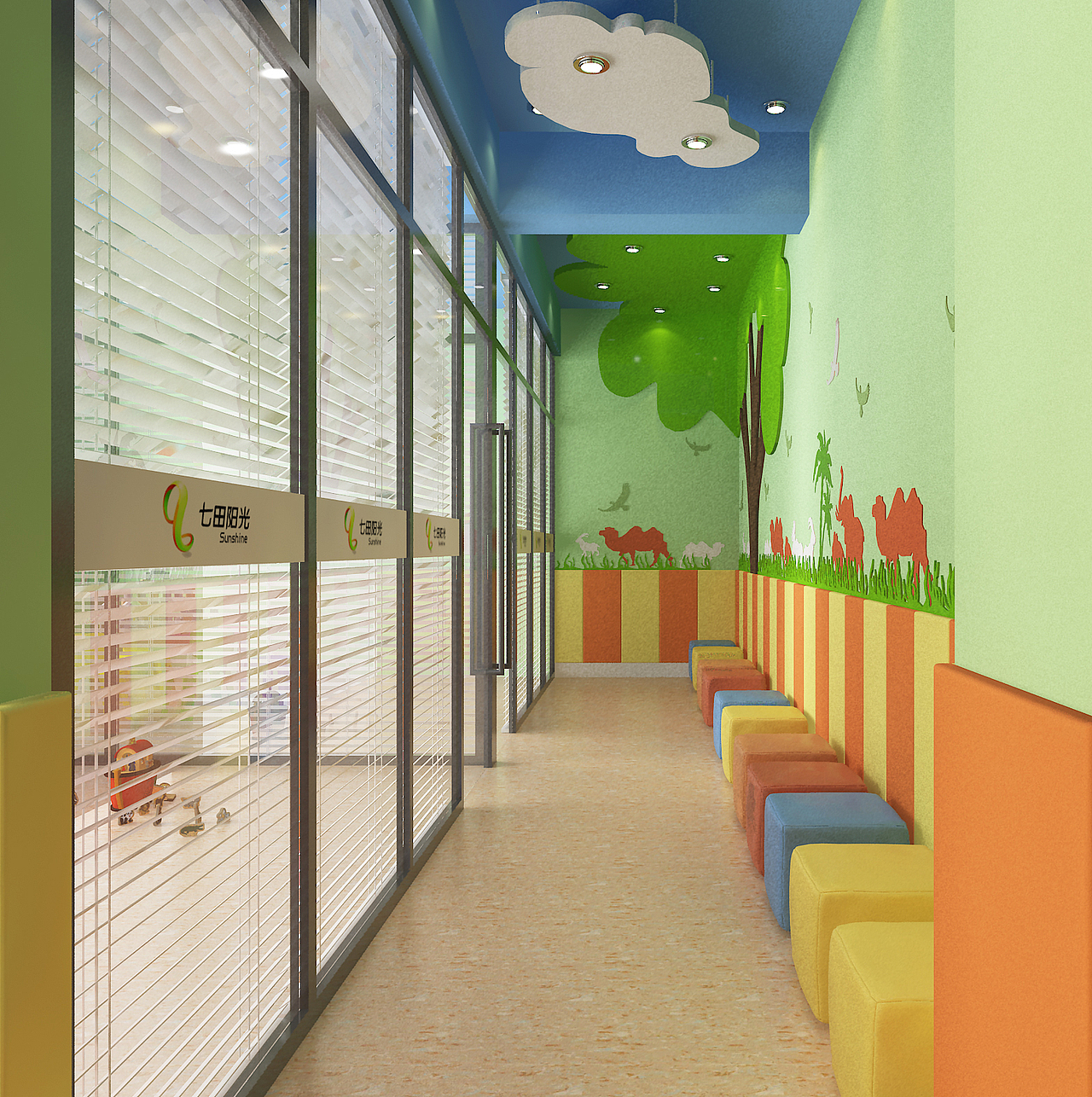 源筑空间设计 | 前沿文化艺术培训学校