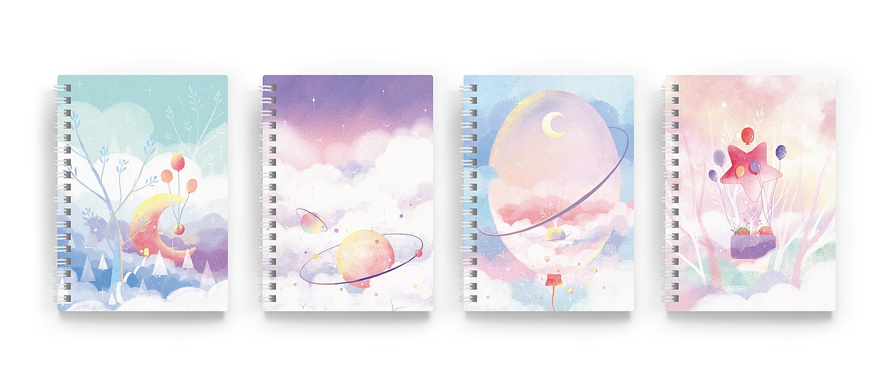 [ 云 ] 眠空梦月 - 柔柔的云朵（图ZMjk4OTg5Mzcy） - 商业插画 - 站酷设计师飞想飞原创素材 - 站酷ZCOOL