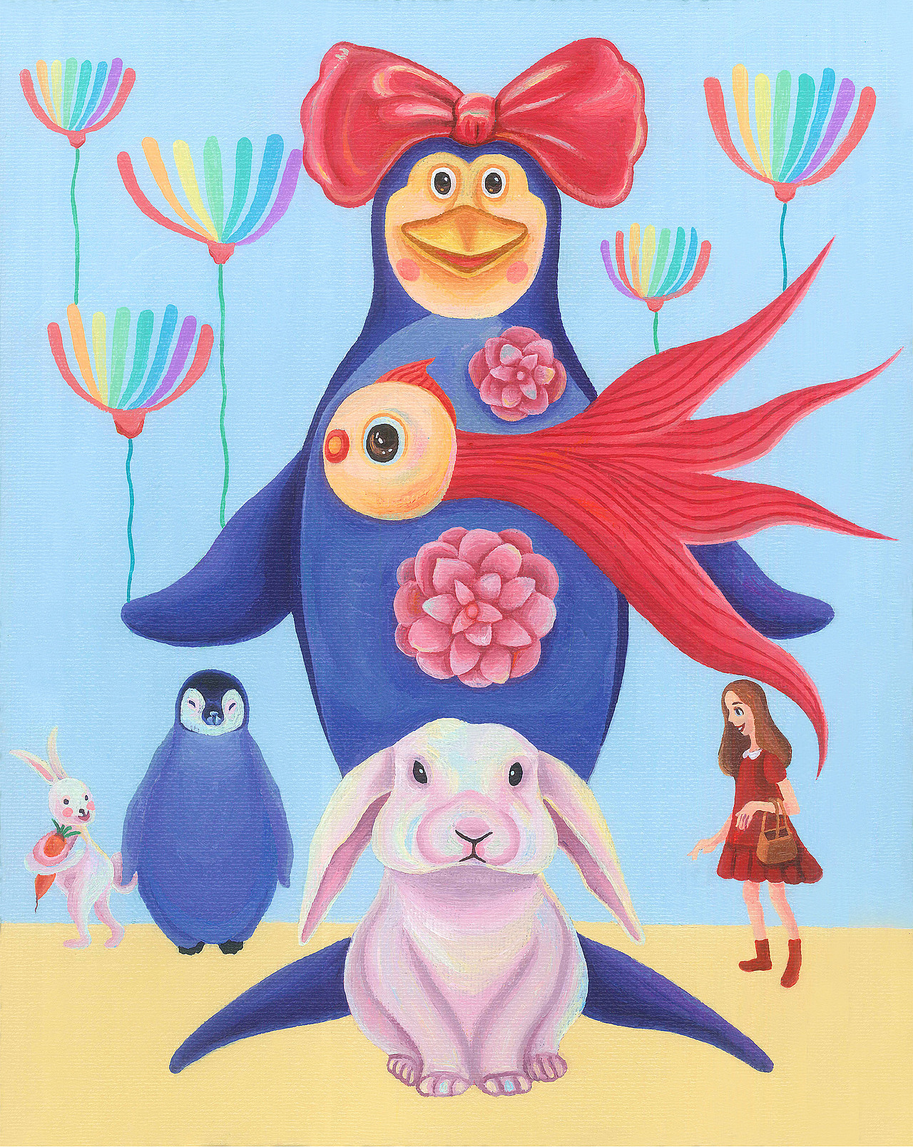 试着发现美,一句诗词、一幅画、窗外的云、山上的树、鸟儿与蝴蝶。美可以净化心灵。