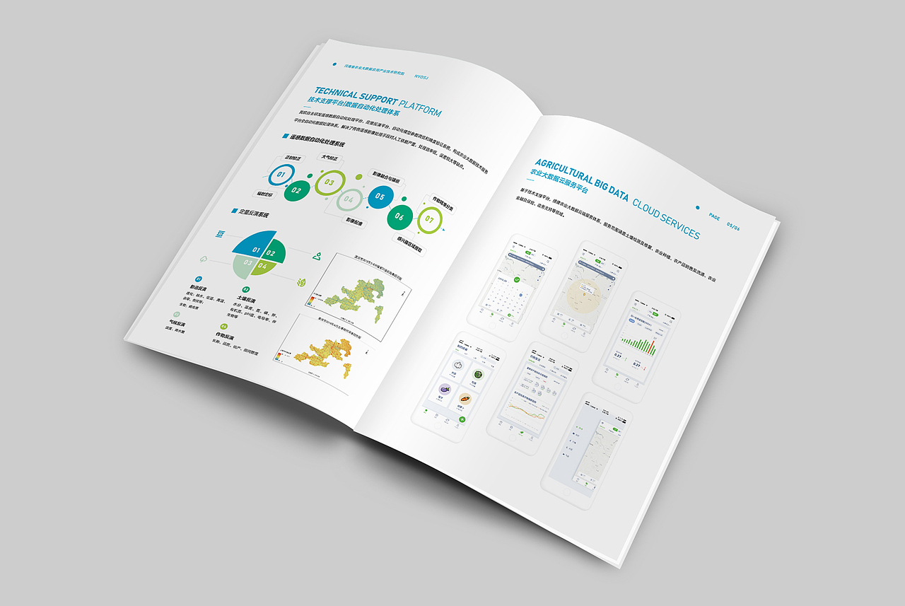 2018.11 农业大数据 画册设计（图ZMTM1MTAyMDY4） - 书籍/画册 - 站酷设计师风与树设计原创素材 - 站酷ZCOOL
