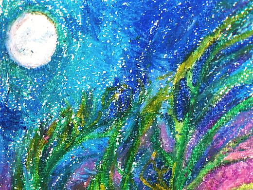 中秋夜（个人主页-ZNDM2ODgwNTY=） - 绘画 - 站酷设计师CARMI冕原创素材 - 站酷ZCOOL