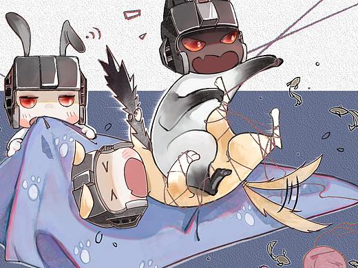 威震天养的三只seeker！铁桶头:今天也是头疼的一天