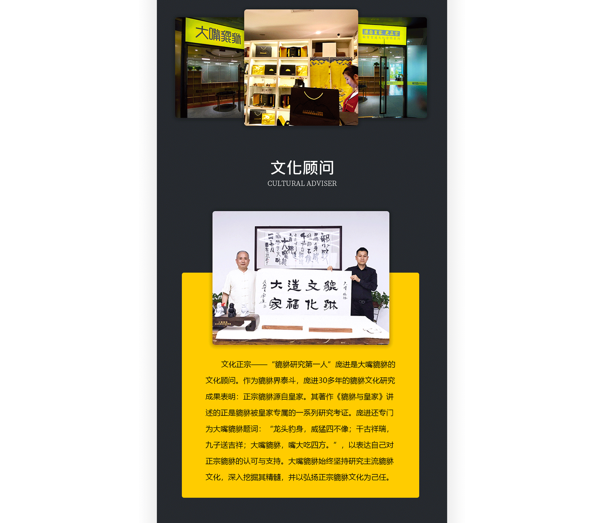 大嘴貔貅-网页设计（图ZMTQ3MjA5NTg4） - 企业官网 - 站酷设计师子衿视觉原创素材 - 站酷ZCOOL