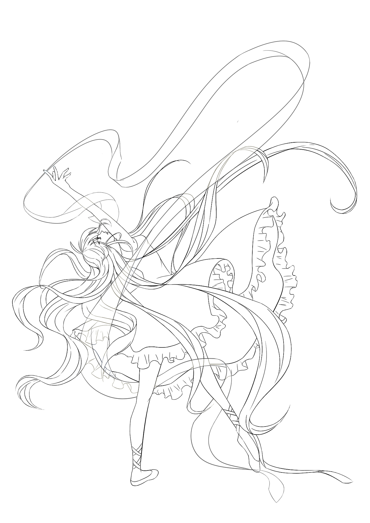 二次元立绘临摹与原创