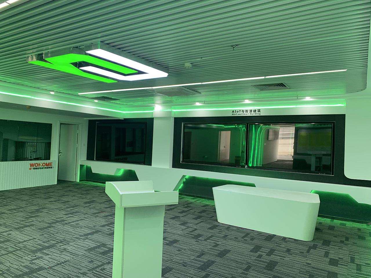 智能技术公司展厅效果落地实景（图ZMjcwNDc3Mzcy） - 商业空间设计 - 站酷设计师神力设计原创素材 - 站酷ZCOOL