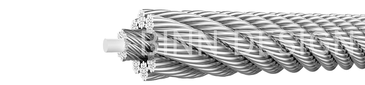 工业钢缆效果图制作(客户定制)