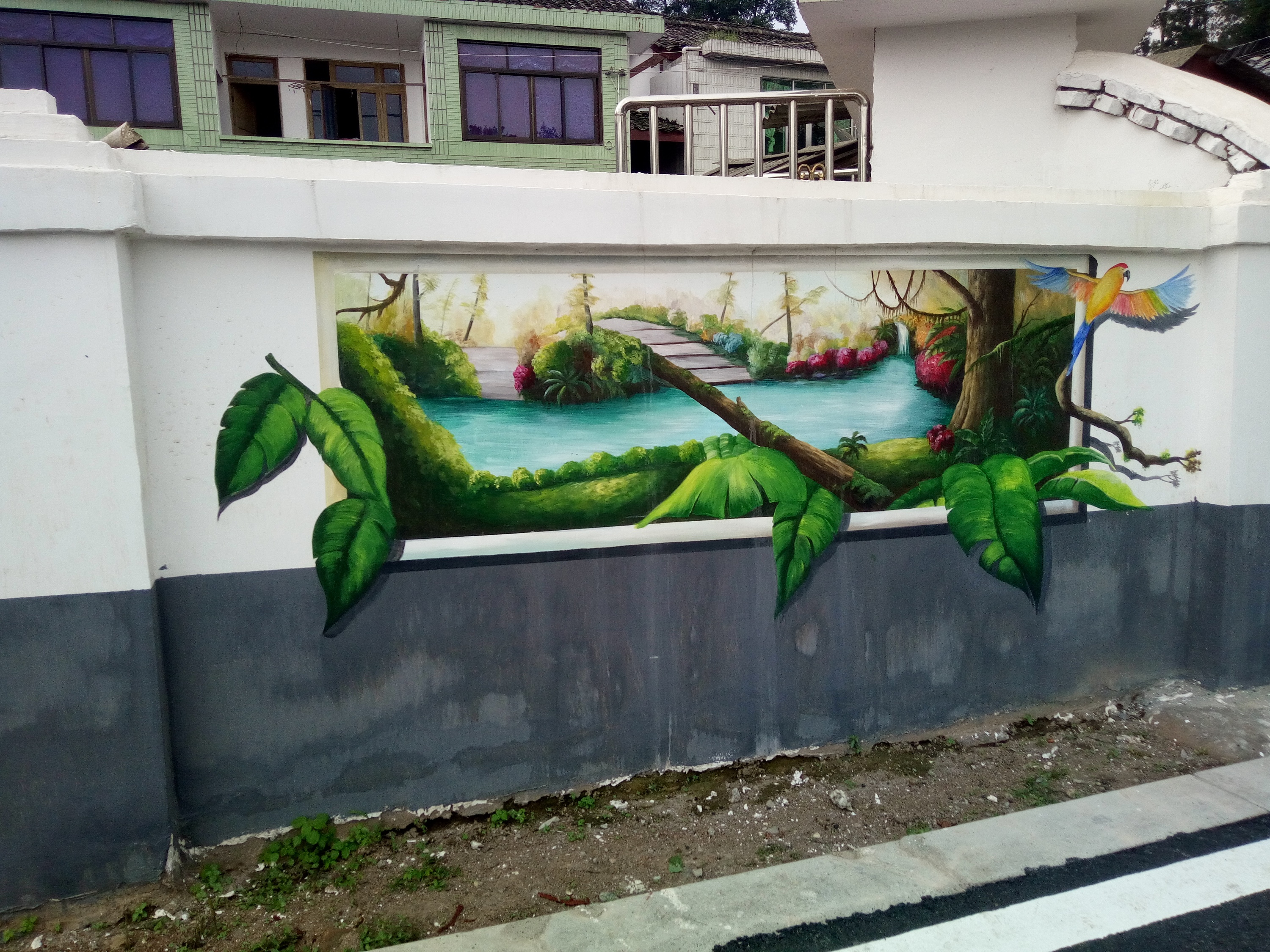 新农村墙绘,乡村文化墙,社区墙绘,社区文化墙