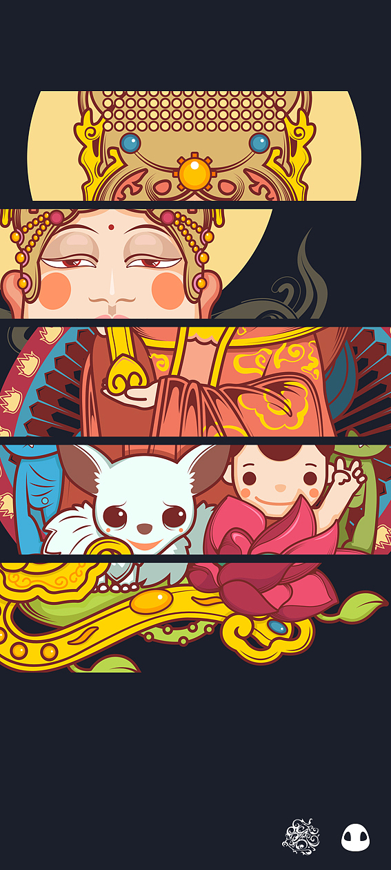 我不是主角-妈祖（图ZMzQyNjk3Mjg=） - 商业插画 - 站酷设计师骚包原创素材 - 站酷ZCOOL