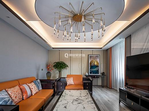 重庆玛瑙花园平层中式风格装修设计作品案例