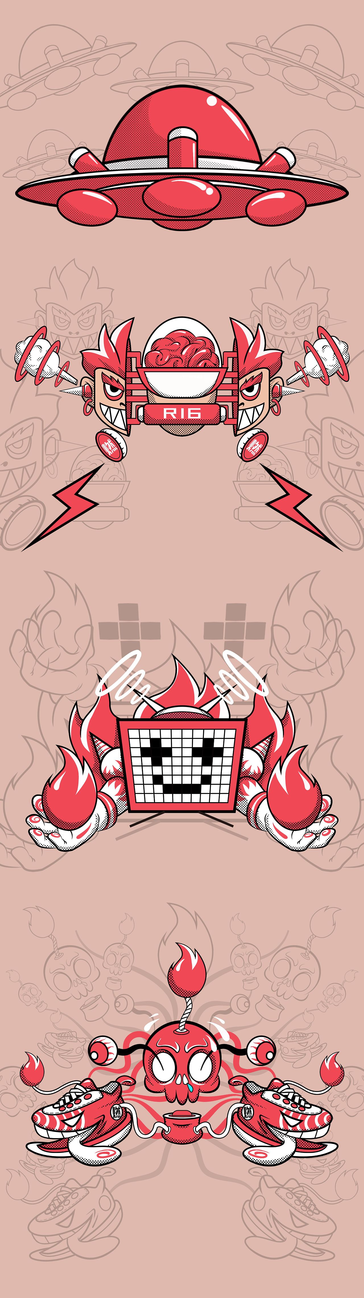 一些灵感画作（图ZMjA3MTUwOTIw） - 新锐潮流插画 - 站酷设计师TUKON原创素材 - 站酷ZCOOL